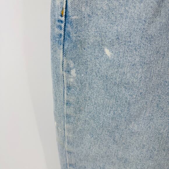 Vintage Calvin Klein Jeans Made in USA 100% Cotton High Rise Tapered Size 14 - Picture 9 of 12